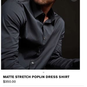 Mens tailored high end dress shirt .. bought in a size 0 so i could wear it .